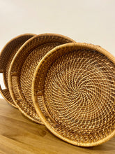 Load image into Gallery viewer, Rattan Serving Tray (individual)