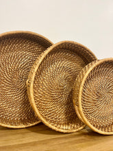 Load image into Gallery viewer, Rattan Serving Tray (individual)