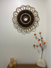 Load image into Gallery viewer, Rattan + Abaca Boho Wall Decor