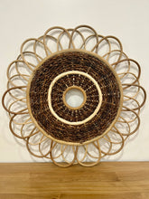 Load image into Gallery viewer, Rattan + Abaca Boho Wall Decor