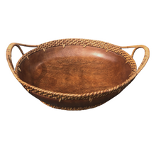 Load image into Gallery viewer, REYNA Wood Ifugao Wood Fruit / Serving Bowl