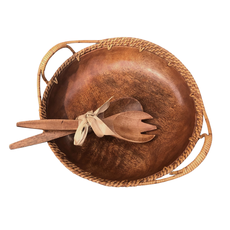 REYNA Wood Ifugao Wood Fruit / Serving Bowl