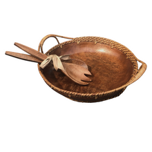 Load image into Gallery viewer, REYNA Wood Ifugao Wood Fruit / Serving Bowl
