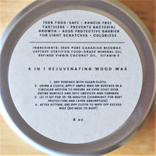 Load image into Gallery viewer, 4 in 1 Rejuvenating Wood Wax
